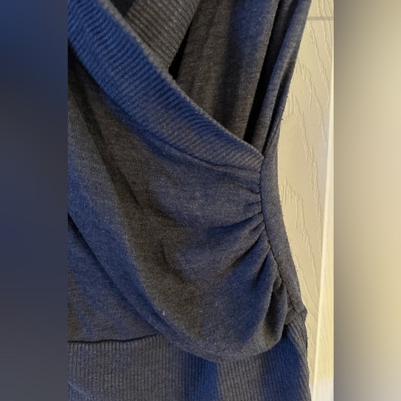 Bella D. Deep V Sweater Tee - Picture 2 of 6